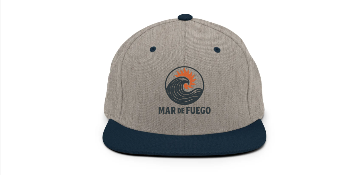 Mar de Fuego Classic Snapback Hat | Summer Dayz Collection