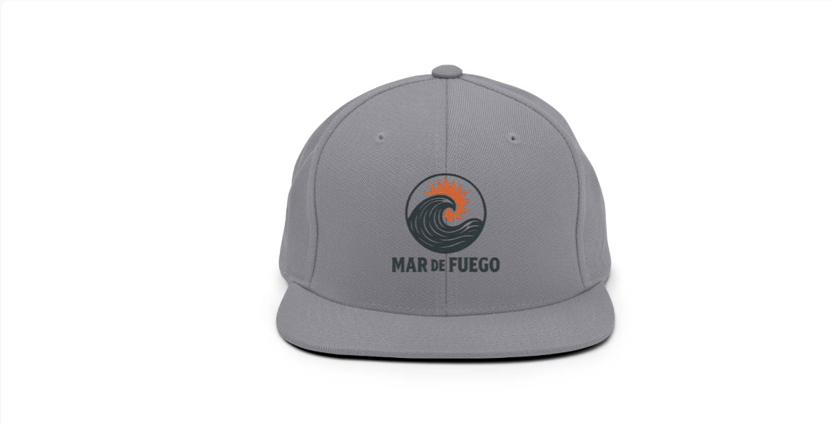 Mar de Fuego Classic Snapback Hat | Summer Dayz Collection